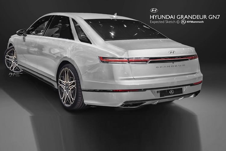 Về hệ truyền động, mẫu xe sedan Hyundai Grandeur GN7 được dự đoán sẽ thừa hưởng các cấu hình động cơ từ K8, bao gồm 4 tùy chọn động cơ xăng: GDi 2.5L, GDi 3.5L, LPG 3.5L và Turbo Hybrid 1.6L. Phiên bản mới dự kiến sẽ trình làng sớm nhất vào cuối năm sau, sau đó mở bán tại thị trường nội địa vào quý III/2023.