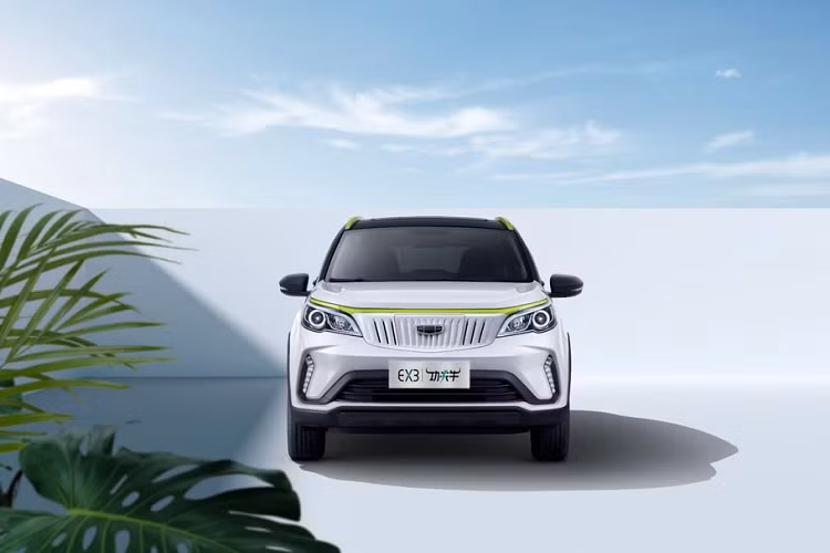 Geometry EX3 chạy điện sở hữu kiểu dáng SUV phổ thông, nổi bật với đèn pha khá giống Peugeot 308, tấm chắn bùn lớn, và thân vỏ hai tông màu với điểm nhấn màu xanh lục cho các chi tiết trang trí phía trên lưới tản nhiệt cùng màu thân vỏ, và hai thanh viền nóc xe. Là một mẫu SUV loại nhỏ, EX3 có kích thước dài 4.005 mm, rộng 1.760 mm, cao 1.575 mm, và trục cơ sở dài 2.480 mm.