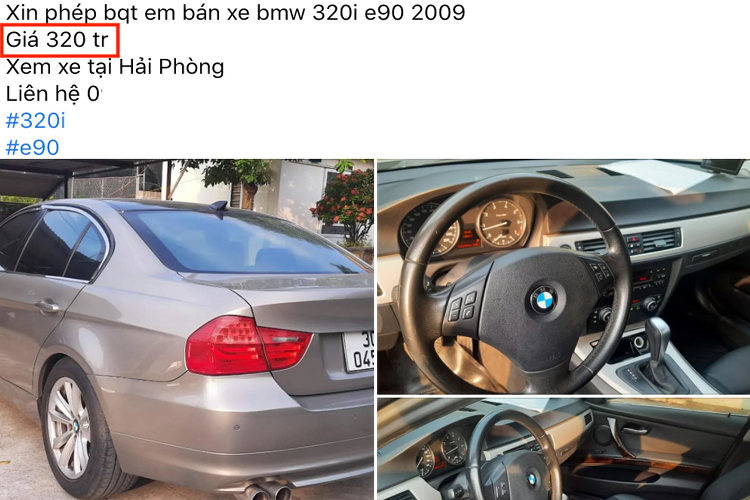 Hiện tại, người mua rất dễ dàng để tìm kiếm một chiếc BMW 3 Series đời E90 được chào bán trên thị trường trong tầm giá hơn 300 triệu đồng, khi mà thế hệ sau đó của dòng 3 Series – F30 đã có giá hiện tại rơi xuống “hàng 5”.