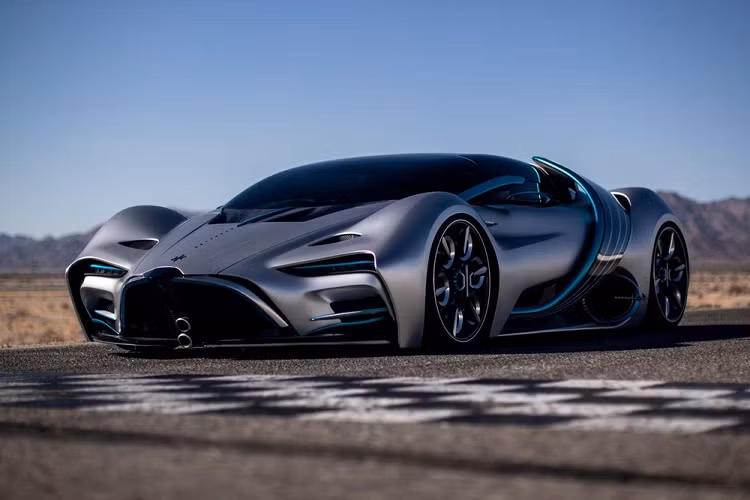  Hyperion XP-1 Chậm nhưng chắc chắn, công nghệ pin nhiên liệu hydro đang dần trở nên phổ biến, và công ty khởi nghiệp Hyperion có trụ sở tại California là người đang cố thúc đẩy điều này. Sau gần 10 năm phát triển, thử nghiệm, và nghiên cứu, Hyperion cho thế giới thấy một siêu xe chạy điện có thể gia tốc từ 0-100 km/h trong vòng chưa đầy 2,2 giây và có cự li chuyển lên trên 1.600 km khi sạc đầy điện.