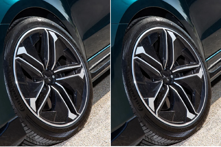 Chiếc xe cũng được trang bị bộ la-zăng Aerorad VAED độc đáo có kích thước 20×9 ở cả bốn bánh được bọc trong lốp 245/40 phía trước và 275/35 phía sau.