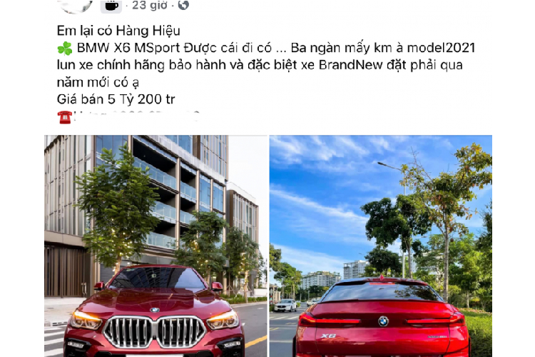 Sau khi trải nghiệm hơn 3.000km, có thể nói chủ xe BMW X6 này đã “lỗ” khoảng 400 triệu đồng vào chi phí lăn bánh. Hiện chưa rõ lý do chủ xe quyết định “sang tay” nhanh chóng chiếc BMW X6 2020 mới này. Có thể lăn bánh hơn 3.000km đã đủ để chủ xe trải nghiệm chiếc crossover hạng sang của BMW.