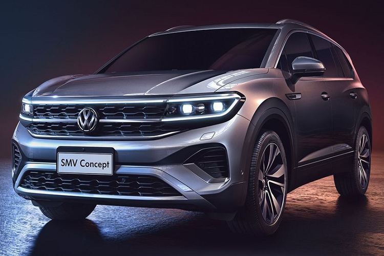 Những hình ảnh rò rỉ cho thấy, Volkswagen Talagon sở hữu phong cách thiết kế mang tính tân thời, tương tự mẫu Volkswagen SMV Concept và hoàn toàn khác biệt so với "người anh em" Atlas của mình.