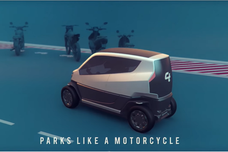 Hơn nữa, CT-1 có thể thu nhỏ tương đương kích thước của một chiếc mô tô thông thường nhưng nó có thể chứa đến 4 hành khách; hai người lớn ngồi song song phía trước và hai trẻ em ngồi sau. Cabin xe, không giống như chiều dài cơ sở, không hề thay đổi hình dạng.