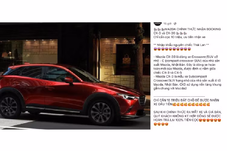 Về định vị, mẫu Mazda CX-3 thế hệ mới sẽ định vị thấp hơn CX-5, trong khi CX-30 nằm giữa hai mẫu xe này. Mazda CX-30 “sinh sau đẻ muộn” hơn so với CX-3, Mazda CX-30 mới sử dụng chung một nền tảng khung gầm SkyActiv-Vehicle Architecture chia sẻ cùng với “người anh em’’ Mazda3 thế hệ mới.