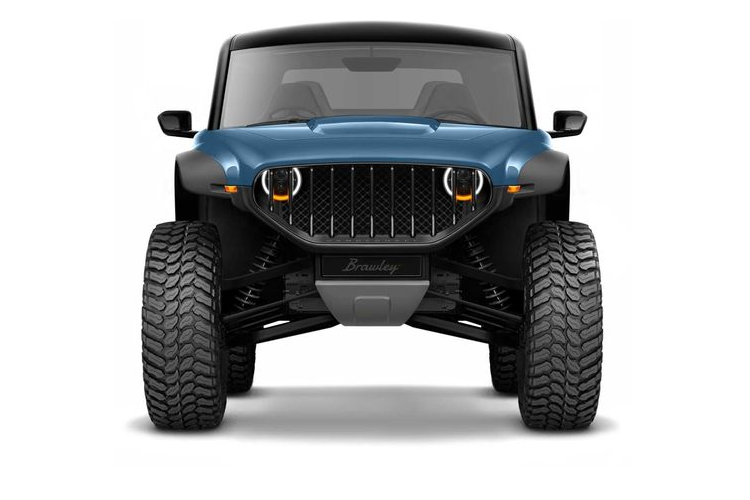 Vanderhall Brawley sở hữu cabin 4 chỗ ngồi với thiết kế tối giản, cùng nhiều tính năng như mái có thể tháo rời, ghế tích hợp sưởi, cần gạt nước kính chắn gió và điều hòa nhiệt độ.