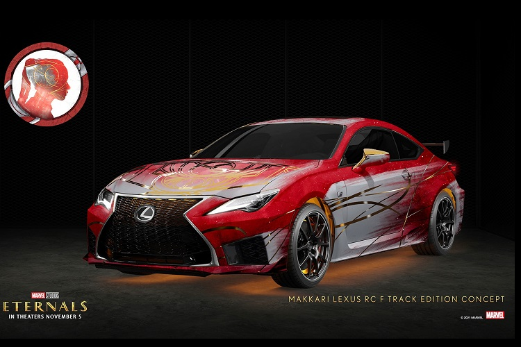 Cũng với năng lực siêu tốc độ, Makkari là Eternals nhanh nhất, do đó cũng được đại diện bởi chiếc xe nhanh nhất của Lexus: RC F Track Edition. Mẫu xe này có khả năng tăng tốc từ 0 - 100 km/h trong vòng chưa đầy 4 giây, đã quá đủ để phản ánh năng lực của Makkari.
