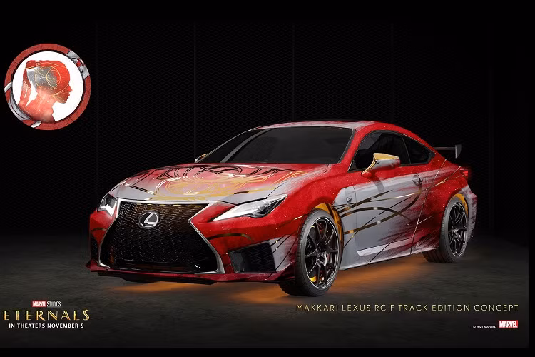 Cũng với năng lực siêu tốc độ, Makkari là Eternals nhanh nhất, do đó cũng được đại diện bởi chiếc xe nhanh nhất của Lexus: RC F Track Edition. Mẫu xe này có khả năng tăng tốc từ 0 - 100 km/h trong vòng chưa đầy 4 giây, đã quá đủ để phản ánh năng lực của Makkari.