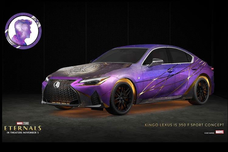 Từ đoạn quảng cáo ngắn này, Lexus nhận thấy Kingo không thể là siêu anh hùng duy nhất có được một chiếc xe hơi phù hợp với mình. Do đó, mỗi Eternals sau đó đều đã nhận được chiếc xe thể thao hạng sang Lexus cho riêng mình, tất cả đều đi kèm với hệ thống đèn chiếu sáng màu vàng phát ra từ mặt lưới tản nhiệt và gầm xe. Sự có mặt của tia ánh sáng vàng này là đại diện cho nguồn năng lượng đặc trưng của mỗi siêu anh hùng trong bộ phim “Eternals”.