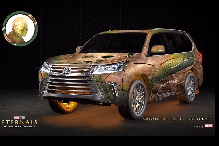 So với các Eternals khác, Gilgamesh có thể coi là siêu anh hùng mạnh mẽ, bí ẩn và có tuổi đời lâu nhất. Một chiếc Lexus LX với vóc dáng to lớn, đồ sộ và bề thế chắc chắn là sự lựa chọn phù hợp nhất cho Gilgamesh.