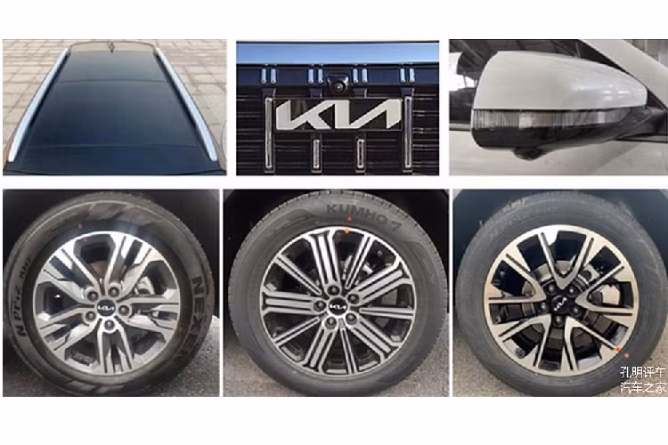 Ngoài logo mới, Kia Sportage 2021 dành cho thị trường Trung Quốc còn sở hữu thiết kế ngoại thất riêng, không giống phiên bản quốc tế. Theo đó, xe được trang bị lưới tản nhiệt hình "mũi hổ" đặc trưng và đi kèm nan nằm dọc mạ crôm. Lưới tản nhiệt này nối liền với cụm đèn pha 4 bóng LED 2 bên. Ngay bên trên cụm đèn pha chính là dải đèn LED định vị ban ngày kéo dài từ lưới tản nhiệ sang hai bên chắn bùn trước.