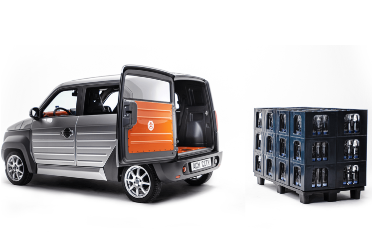 Khả năng hoán đổi pin nhanh giúp xe di chuyển trong thời gian dài hơn mà không cần sạc. Khi công việc kết thúc, quá trình sạc đầy sẽ mất 5 tiếng từ một bộ sạc và lên tới 8 tiếng đối với ổ điện tại nhà. Ngoài ra, xe có thể tùy chọn trang bị một chiếc hộp chứa thêm pin trên nóc, qua đó tăng cự li di chuyển tối đa từ 240 km tiêu chuẩn lên đến 360 km.