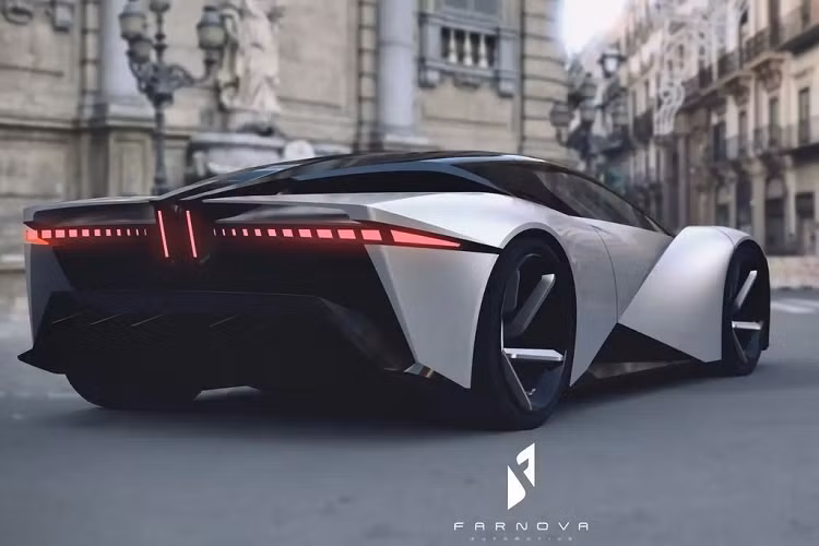 Về thiết kế, có thể nói Farnova Othello rất “ra dáng” một chiếc hypercar với những đường gấp khúc xuyên suốt thân xe. Thêm vào đó là bộ cửa thiết kế kiểu cánh bướm tương tự các sản phẩm của McLaren.