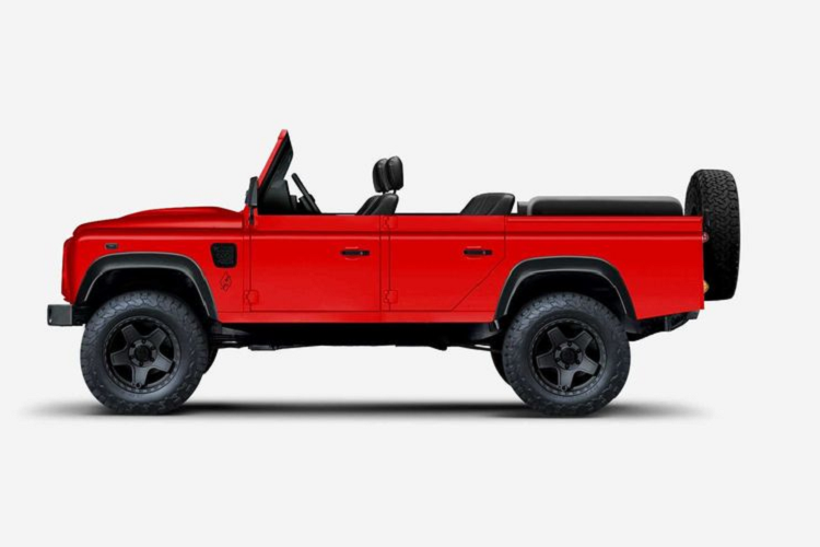 Black Bridge Motors cung cấp một danh sách dài các tùy chọn cho ngoại thất, nội thất cho chiếc SUV địa hình này.