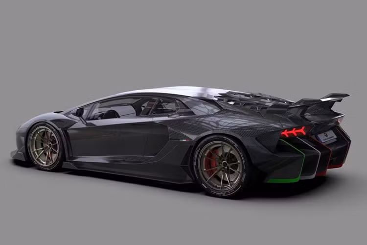 Ngoài màu sơn rằn ri, chiếc siêu xe Lamborghini Aventador LP700-4 độ Duke Dynamics đầu tiên và duy nhất ở Việt Nam còn có rất nhiều chi tiết bằng carbon như cản va trước, các khe gió trên vòm bánh xe mới được mở rộng, nẹp sườn, khuếch tán sau và cuối cùng là cánh gió đuôi. Đó còn chưa kể chi tiết nắp capô hoàn toàn mới của bò tót này cũng bằng chất liệu carbon. 