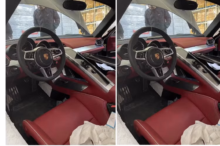 Hiện Trung Quốc cũng là đất nước châu Á có số lượng siêu xe Porsche 918 Spyder nhiều nhất với hơn 11 chiếc. Trong đó, có ít nhất 2 chiếc đã bị tai nạn rất nghiêm trọng khiến ngoại thất xe hư hỏng nặng nhưng vẫn có thể sửa chữa lại được. 