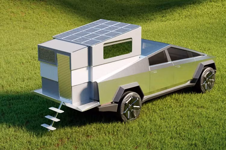 Tuy nhiên để có thể theo chân những Jeep Wrangler, Ford Bronco, và Toyota 4Runner vào nơi hoang dã, Cybertruck cần đến một giải pháp cắm trại hoàn toàn mới. Lều đặt trên nóc và buồng cắm trại bán tải truyền thống sẽ không phù hợp với thiết kế nóc góc cạnh, trơn tuột của xe, và kéo một toa moóc nặng nề phía sau thì sẽ tiêu hao hàng trăm km cự li di chuyển.