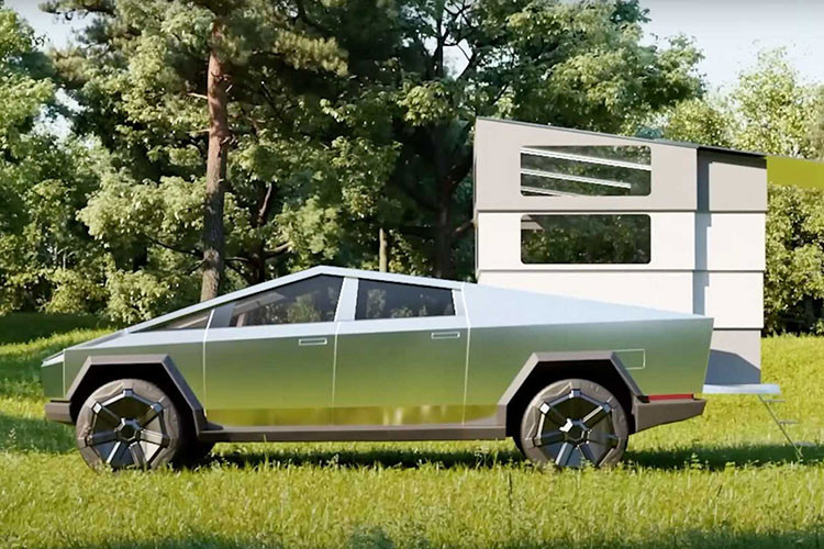 Khi mở ra, CyberLandr nâng lên và vượt ra khỏi cửa hậu để trở thành một buồng cắm trại bốn mùa, vững chắc với tất cả các tiện nghi như nhà ở, bao gồm nhà bếp kết hợp, phòng khách, phòng ngủ, và phòng tắm riêng biệt.