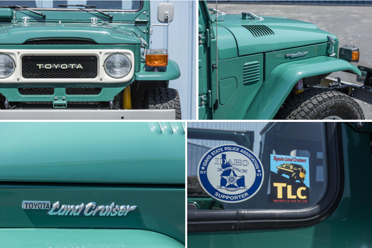 Hệ thống treo được nâng cấp để tăng khoảng sáng gầm, cùng với đó bộ lốp địa hình Toyo Open Country và bộ mâm mạ crôm. Những thay đổi đáng chú ý ở ngoại thất còn có baga nóc chở đồ, bánh dự phòng...