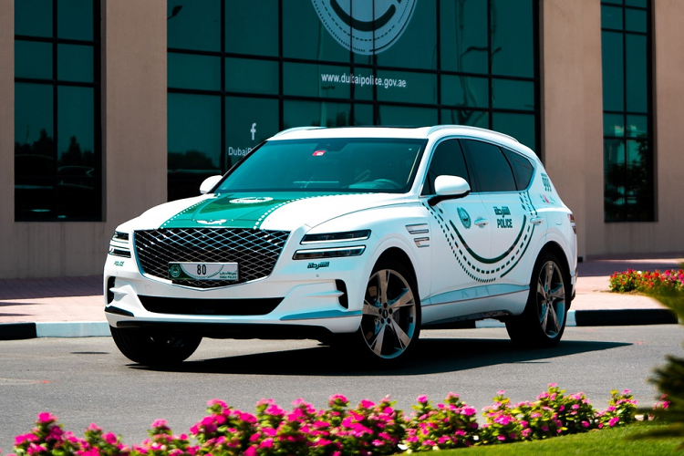 Genesis GV80 2021 moi gia nhap doi canh sat 