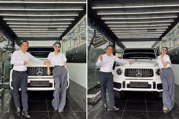 Bên trong khoang lái xe SUV hạng sang của chủ nhân bài hit "Đừng nói tôi điên" có nội thất với ghế ngồi bọc da màu đỏ nổi bật đi kèm các điểm nhấn màu đen và cả nhôm.