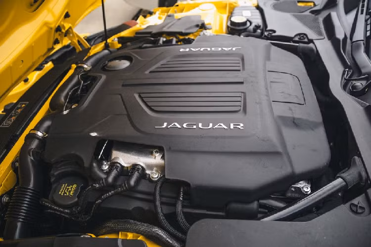 Khối động cơ này đi kèm hộp số tự động 8 cấp và hệ dẫn động 4 bánh. Jaguar F-Type R cần 3.7 giây để tăng tốc 0-100 km/h và vận tốc tối đa được giới hạn ở mức 300 km/h. Hiện tại, phiên bản Jaguar F-Type R Coupe 5.0 cao cấp nhất có giá đề xuất từ 14,49 tỷ đồng.