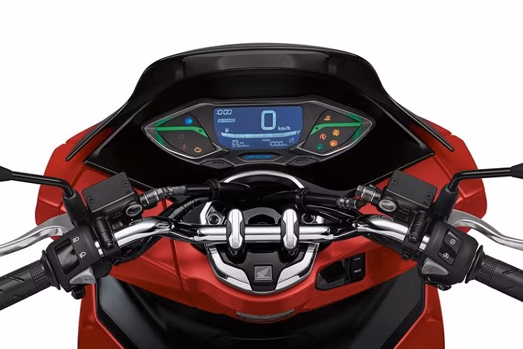 Riêng phiên bản PCX 160 tiêu chuẩn sử dụng phanh CBS có vai trò phân bổ lực phanh giữa bánh trước và bánh sau.