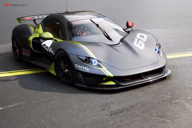 Bên trong nội thất, Bermat GT-Pista có một bảng đồng hồ kỹ thuật số cỡ 12 inch được bao quanh bởi các cửa gió điều hòa, có phần gợi nhớ cách bố trí trên các mẫu xe mới nhất của Ferrari. Ngoài ra, nó còn có một núm vặn nằm cao trên bảng điều khiển trung tâm mà trông giống như thiết bị điều khiển chính. Các nút gắn trên vô lăng sẽ có mặt ở cả phiên bản đường phố và phiên bản đường đua, trong đó bản đường đua sẽ có vô lăng kiểu xe đua.