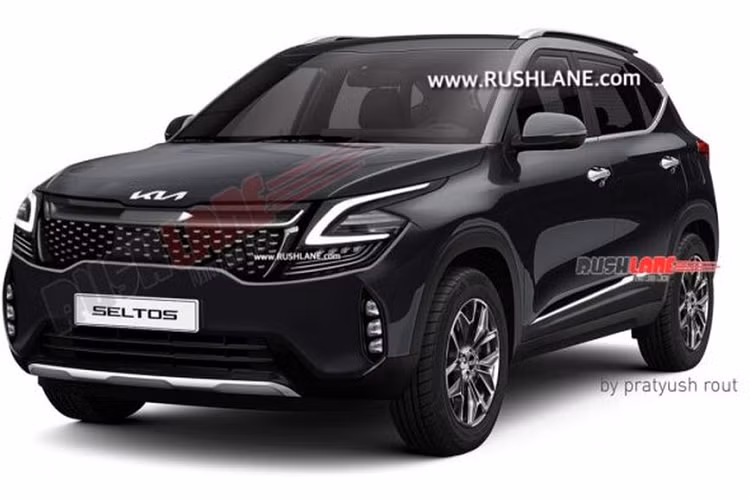 Qua hình ảnh phác họa có thể thấy, hệ thống đèn của Kia Seltos 2022 sẽ có những thay đổi lớn. Cụ thể, dải đèn LED định vị ban ngày sẽ có thiết kế hình chữ "C" và được bao quanh bằng cụm đèn pha LED mới. Bên cạnh đó, lưới tản nhiệt của xe sẽ có hiệu ứng 3D và được sơn màu đen bóng.