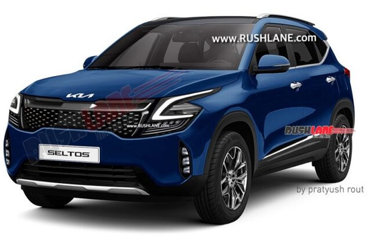Ngoài ra, mẫu SUV cỡ B Kia Seltos còn được trang bị thêm khe gió bên dưới nắp ca-pô giống Sportage thế hệ thứ 5. Dự kiến, cản trước của Kia Seltos 2022 cũng sẽ được cải tiến lại “cơ bắp” hơn, đi kèm đèn sương mù LED nằm dọc với 3 bóng ở mỗi bên. Xe còn được cung cấp tấm ốp gầm giả màu bạc và hốc gió trung tâm rộng.