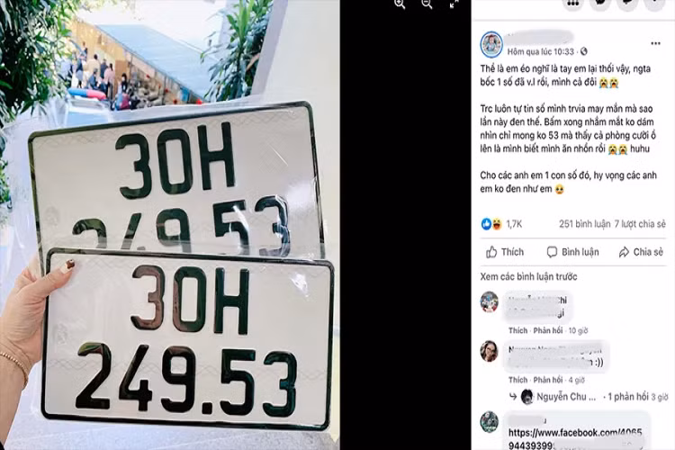 Nu chu nhan Mercedes-Benz GLC 200 van vui voi bien so 49.53