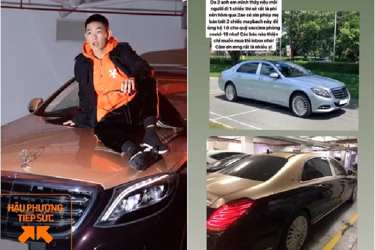 Đáng chú ý, vào tháng 6 vừa qua, Gia Kỳ đã bất ngờ đăng tải thông tin rao bán bộ đôi xe Mercedes-Maybach của mình và anh trai lên mạng xã hội với mục đích sử dụng toàn bộ số tiền bán xe để ủng hộ cho Quỹ Vắc-xin chống Covid-19 của Việt Nam.