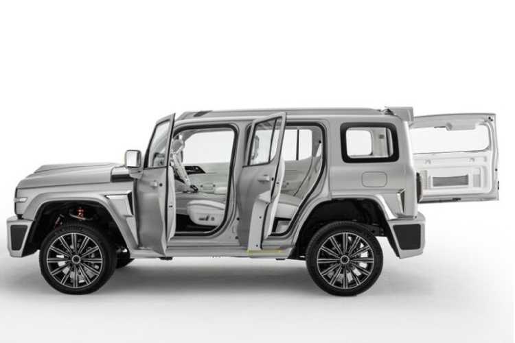 Chiếc Cybertank 300 mang thiết kế đặc trưng của Châu Âu, mang dáng dấp vuông vắn khá giống với SUV offroad Mercedes-Benz G-Class được nhiều người yêu thích. Tuy nhiên hãng xe Trung Quốc đã cải tiến đôi chút đường nét thiết kế khi bo tròn hơn các chi tiết của xe. 