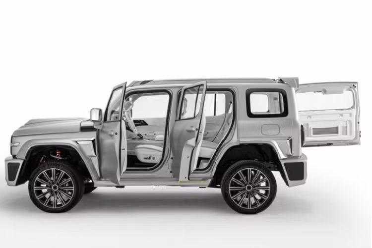 Chiếc Cybertank 300 mang thiết kế đặc trưng của Châu Âu, mang dáng dấp vuông vắn khá giống với SUV offroad Mercedes-Benz G-Class được nhiều người yêu thích. Tuy nhiên hãng xe Trung Quốc đã cải tiến đôi chút đường nét thiết kế khi bo tròn hơn các chi tiết của xe. 