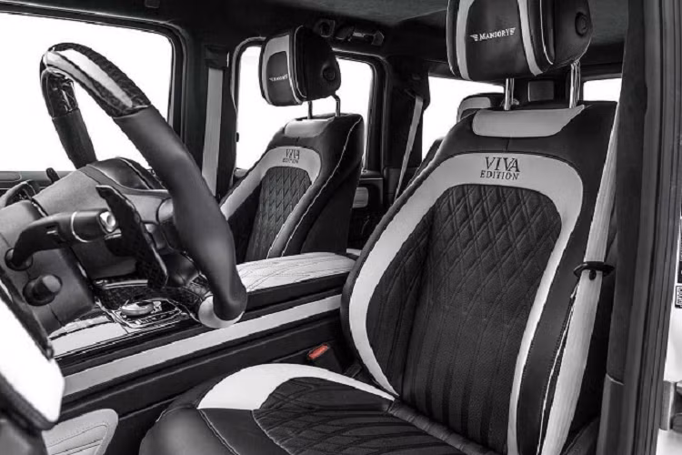 Thông số kỹ thuật chi tiết cũng như giá xe Mercedes-AMG G63 Viva Edition đặc biệt, fiowis hạn 10 chiếc này không được Mansory tiết lộ trong thông báo của mình.