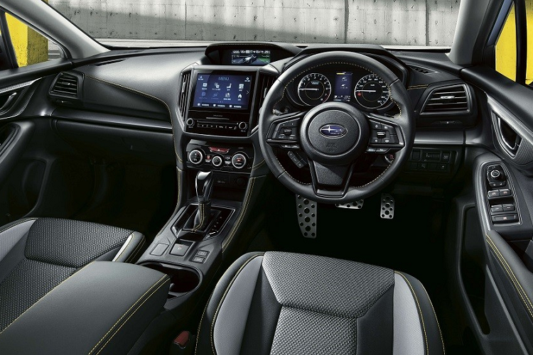 Điểm nhấn đáng chú ý nhất của Subaru XV 2022 tại Thái Lan chính là hệ thống an toàn chủ động EyeSight. Nhờ đó, xe có hệ thống phanh khẩn cấp tự động, hệ thống kiểm soát hành trình với tính năng Stop and Go, cảnh báo chệch làn đường, cảnh báo khi xe phía trước lăn bánh và ngăn đạp nhầm chân ga.