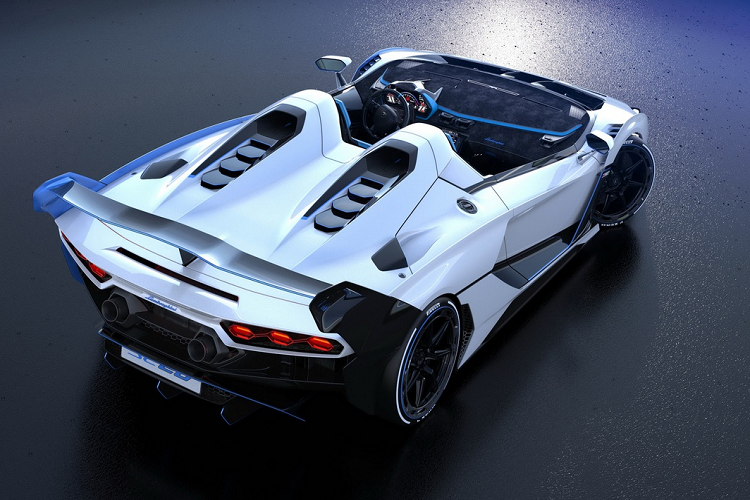Lamborghini SC20 sử dụng động cơ hút khí tự nhiên V12 dung tích 6.5L, sản sinh công suất 770 mã lực và mô men xoắn cực đại 720 Nm.