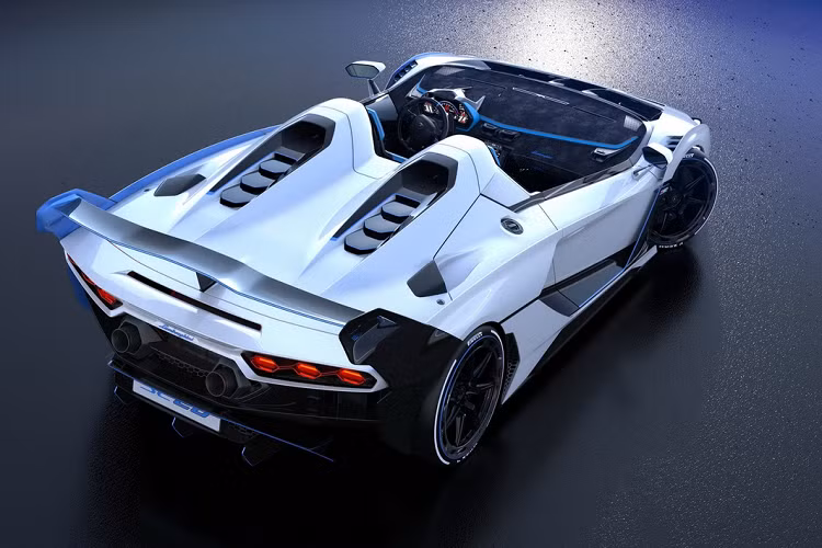 Lamborghini SC20 sử dụng động cơ hút khí tự nhiên V12 dung tích 6.5L, sản sinh công suất 770 mã lực và mô men xoắn cực đại 720 Nm.