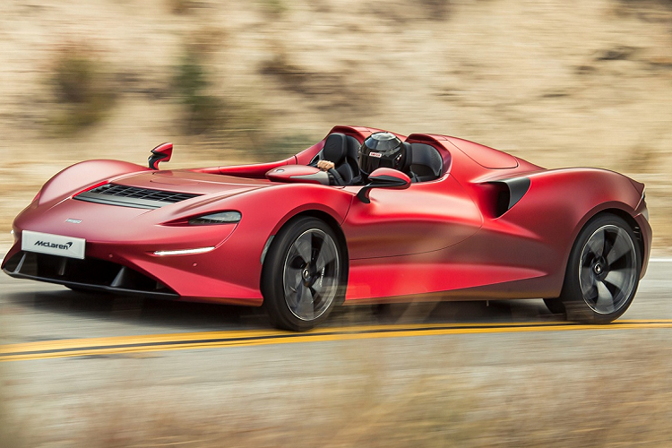 Ra mắt vào tháng 11/2019, McLaren Elva hoàn toàn mới lấy cảm hứng từ những mẫu xe đua M1A, M1B và M1C của những năm 1964-1967.