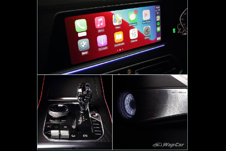 Các tính năng trang bị tiêu chuẩn đáng chú ý khác bao gồm màn hình thông tin giải trí 12.3 inch hỗ trợ kết nối không dây đến thiết bị di động thông minh, đế sạc không dây, cần số pha lê, khay đựng cốc có sưởi/làm mát và hệ thống âm thanh vòm Bowers &amp; Wilkins 1.050 watt gồm 20 loa.