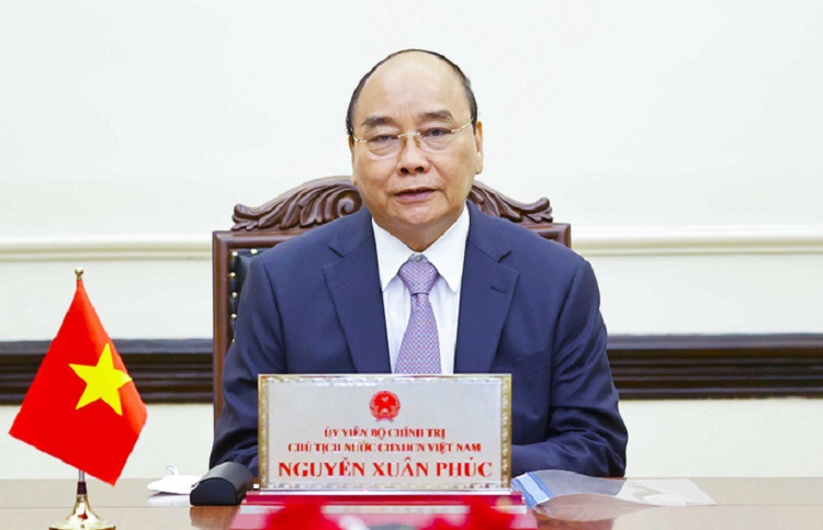 Tong thong Putin moi Chu tich nuoc Nguyen Xuan Phuc som tham Nga