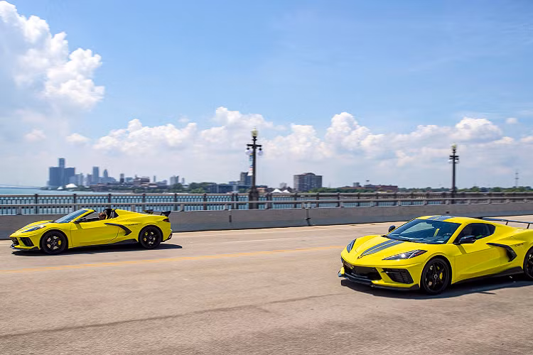 Các mẫu xe sẽ được trang bị thêm cánh gió thấp, bộ chia phía trước của phiên bản Z51 sẽ được lắp cho các mẫu xe thông thường khác của dòng C8. Khoang động cơ LT2 6.2L V-8 của Corvette Stingray sở hữu hệ thống nhiên liệu phun trực tiếp được nâng cấp, hiệu chỉnh động cơ được cải thiện. Xe sẽ được trang bị hộp số ly hợp kép tám cấp, mẫu xe được trang bị Z51 có khả năng tăng tốc từ 0 -96 km/h chỉ trong vòng 2,9 giây.