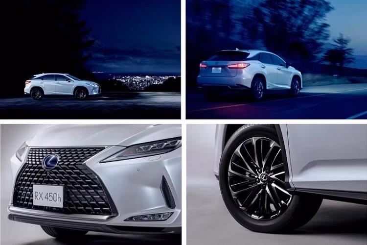 Ở bên trong khoang nội thất, mẫu xe crossover Lexus RX 2022 bản Black Tourer sử dụng chất liệu da tông màu đen chủ đạo đi cùng một số mảng màu sáng tương phản trên ghế ngồi.