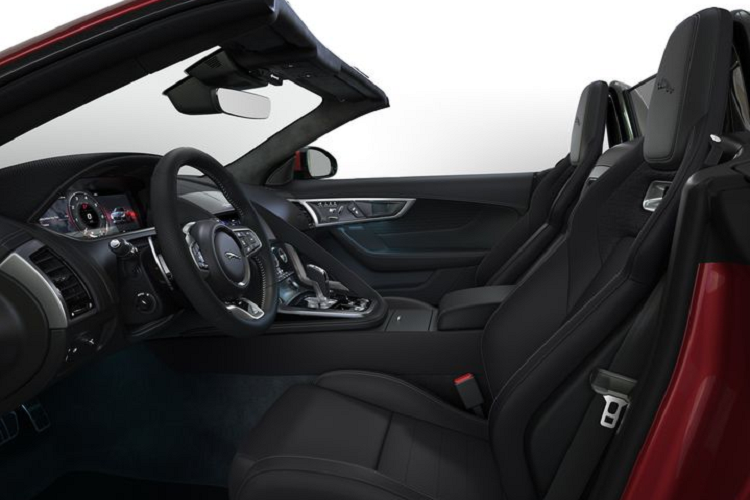 Chưa hết, phiên bản đặc biệt của Jaguar F-Type 2021 mới còn được trang bị trần xe bọc vải da lộn, lẫy chuyển số bằng nhôm và phủ satin, cùng ốp bệ cửa hắt sáng. Khách hàng tại Anh có thể lựa chọn F-Type R-Dynamic Black Edition trong kiểu dáng coupe hoặc mui trần.