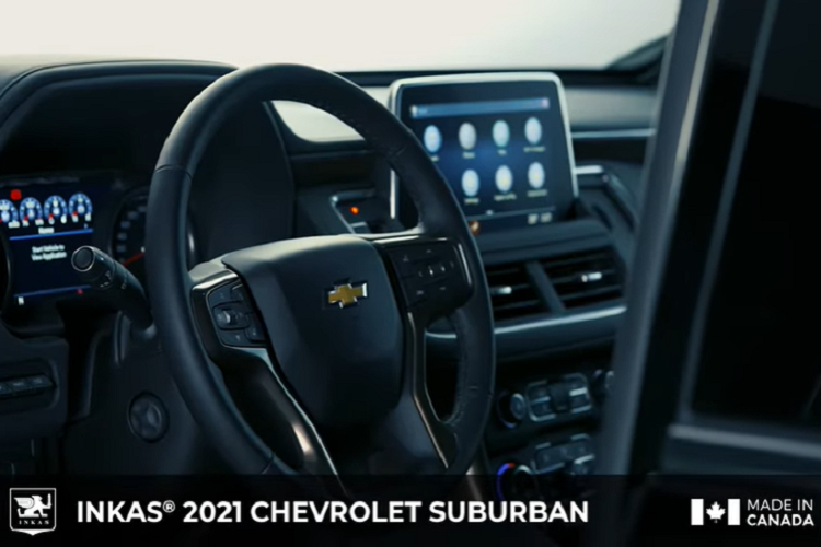 Gói giáp CEN 1063 BR 6 của Inkas sẽ có sẵn cho tất cả các phiên bản động cơ của Chevrolet Suburban 2021.