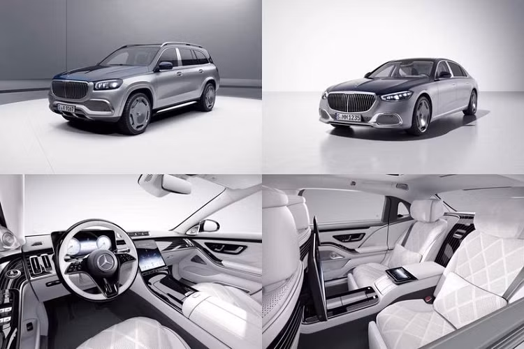Thương hiệu xe sang Mercedes-Maybach chọn biến thể cao cấp nhất của S-Class (S 680) và GLS (GLS 600) để giới thiệu gói Edition 100. Điểm chung của các mẫu Mercedes-Maybach Edition 100 là ngoại thất tông kép độc quyền gồm bạc High-tech Silver và xanh dương Nautical Blue.