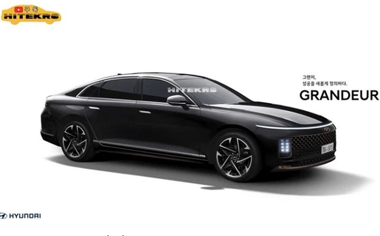 Sedan hang sang Hyundai Grandeur 2022 moi chinh thuc lo dien