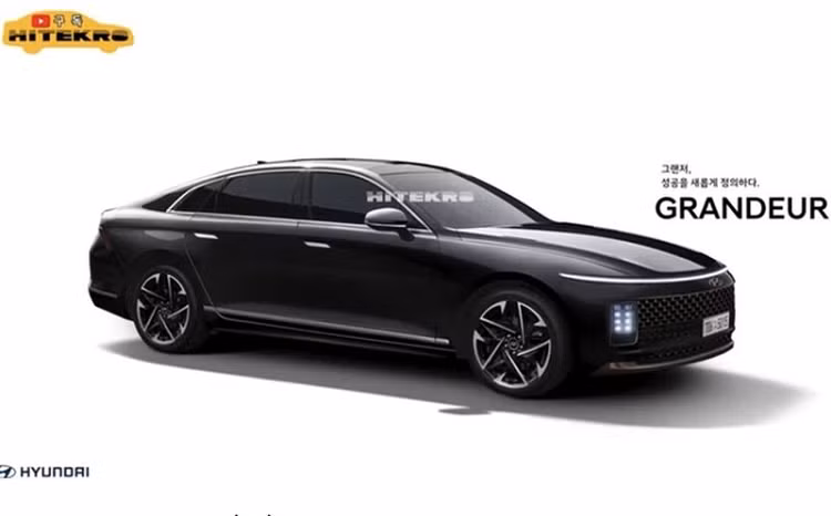 Sedan hang sang Hyundai Grandeur 2022 moi chinh thuc lo dien