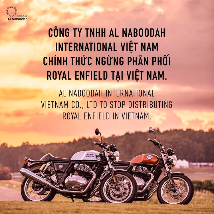 Doanh so kem, Royal Enfield chinh thuc roi thi truong Viet Nam