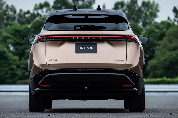 Ở nhiều thị trường quốc tế, Nissan Ariya 2022 chạy điện được bán ra với 5 tuỳ chọn về động cơ. Loại tiêu chuẩn là động cơ điện cho ra công suất 160 kW (215 mã lực), 300 Nm mô-men xoắn, đi kèm viên pin 65 kWh, hệ dẫn động cầu trước, phạm vi di chuyển 360 km với một lần sạc và thời gian tăng tốc từ 0 - 100 km/h trong 7,5 giây.